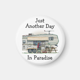 Niedlicher RV Vintager Camper Magnet