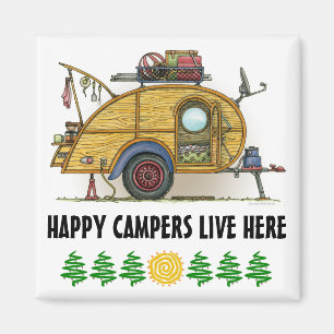 Niedlicher RV Vintager Magnet