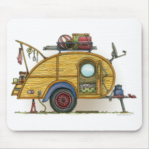 Niedlicher RV Vintager Mousepad