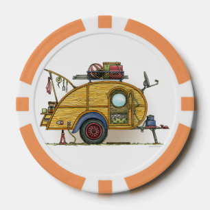 Niedlicher RV Vintager Pokerchips