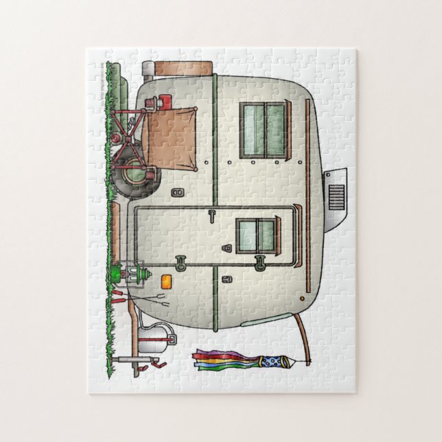 Niedlicher RV-Vintager Puzzle (Vertikal)