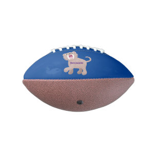 Niedlicher Säbeltoothy Tiger Smilodon Cartoon Football
