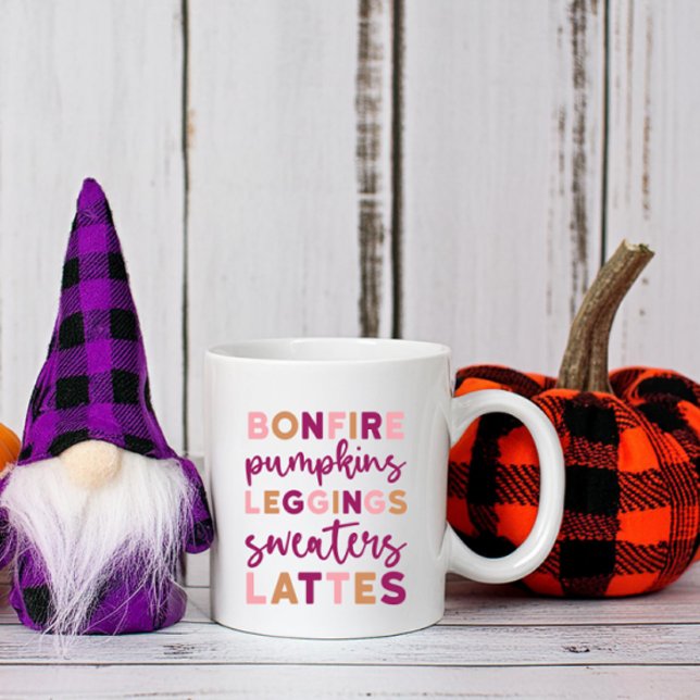 Niedlicher Saisonfall Bonfire Sweaters Pumpkins La Kaffeetasse (Von Creator hochgeladen)