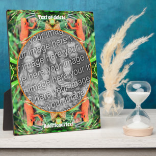 Niedlicher Salamander Personalisiert Erstellen Sie Fotoplatte