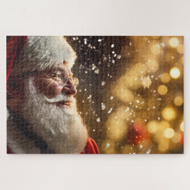 niedlicher Santa-Club für das neue Jahr Puzzle (Horizontal)