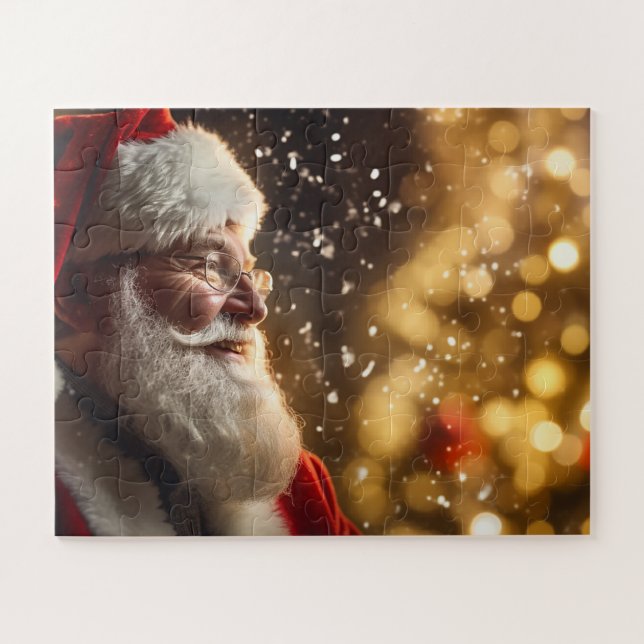 niedlicher Santa-Club für das neue Jahr Puzzle (Horizontal)
