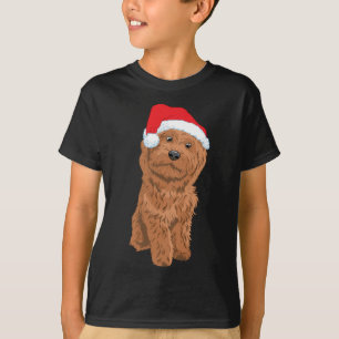Niedlicher Santa Doodle Doodle Weihnachten T-Shirt