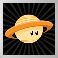 Niedlicher Saturn Planet