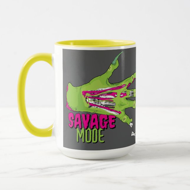 Niedlicher Savage-Modus Zombie Antidote Laden Tasse (Links)