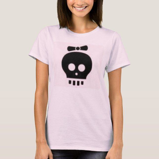 niedlicher Schädel T-Shirt (Vorderseite)