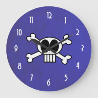 Niedlicher Schädel und gekreuzte Knochen mit