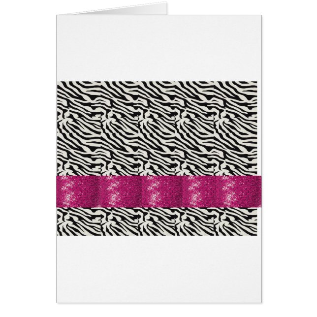 Niedlicher SCHEIN Rosazebra-gestreifte Geschenke (Vorne)