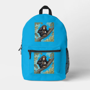 Niedlicher Schimpanse Bedruckter Rucksack