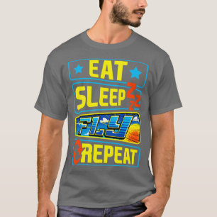 Niedlicher Schlaf-Flug-Flug T-Shirt