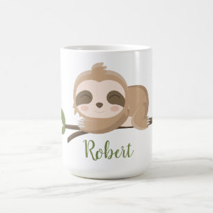 Niedlicher Schlaf-individuelle Name Kaffeetasse