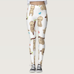 Niedlicher schläfriger Sloth Leggings