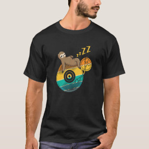 Niedlicher Schlafsaal Musik Vinyl LP Musikermusik T-Shirt