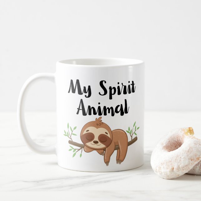 Niedlicher Schlamm ist mein Geisterkaffee Kaffeetasse (Mit Donut)