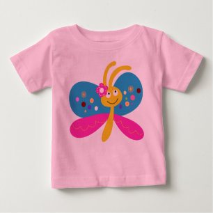 Niedlicher Schmetterling Baby T-shirt