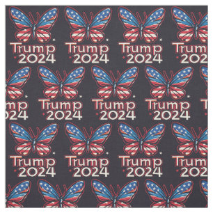 Niedlicher Schmetterling Donald Trump 2024 Girls Stoff