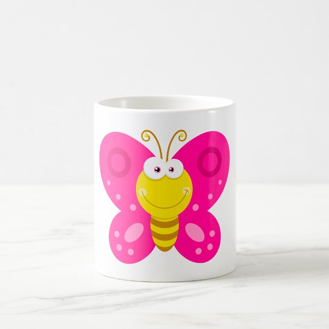 Niedlicher Schmetterling Kaffeetasse (Von Creator hochgeladen)