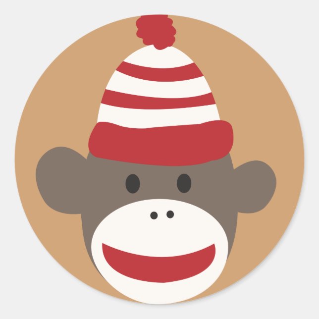 Niedlicher Schnappsticker Runder Aufkleber (Vorderseite)