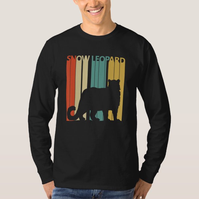 Niedlicher Schneeleopard T-Shirt (Vorderseite)