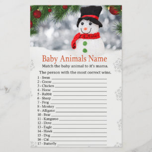 Niedlicher Schneemann Baby Animes Name Spielbabydu