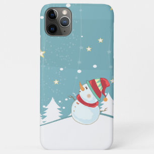 Niedlicher Schneemann mit Strick Hat und Scarf Case-Mate iPhone Hülle