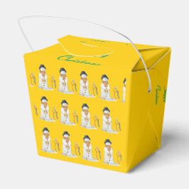 Niedlicher Schneemann mit Strumpf für Weihnachten Geschenkschachtel