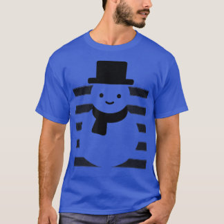 Niedlicher Schneemann, Schneemann, Winter, Kawaii, T-Shirt