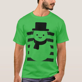 Niedlicher Schneemann, Schneemann, Winter, Kawaii, T-Shirt
