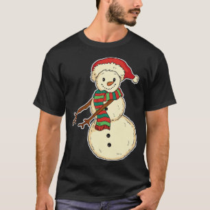 Niedlicher Schneemann T-Shirt