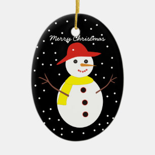 Niedlicher Schneemann Weihnachtsschmuck