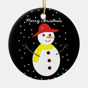 Niedlicher Schneemann Weihnachtsschmuck