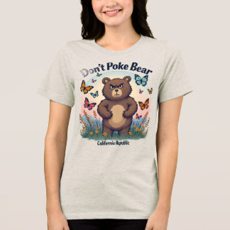Niedlicher & schneller Bär Grafischer T - Shirt -