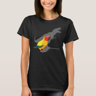 Niedlicher Schrei-Papagei, Birb-Memen, lustige T-R T-Shirt