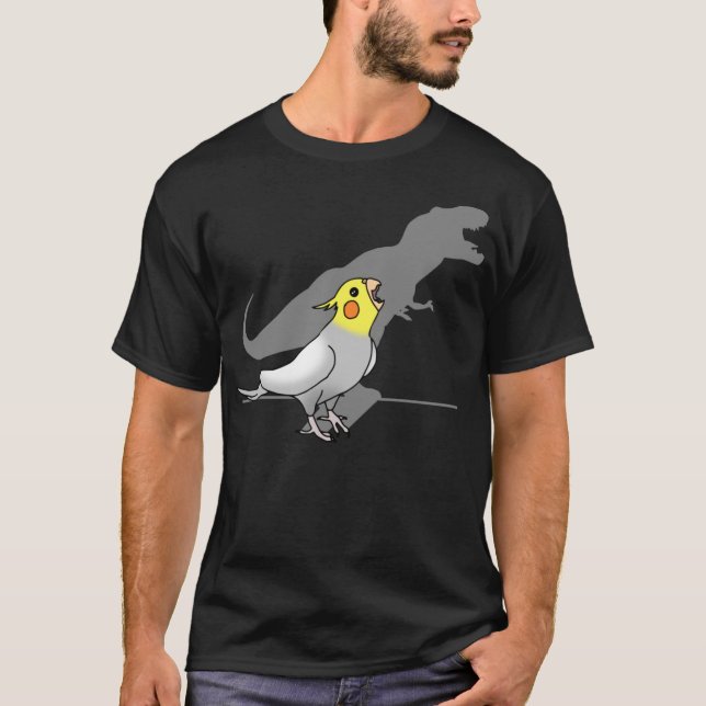 Niedlicher Schrei Parrot Birb Memes Funny T-Rex Co T-Shirt (Vorderseite)