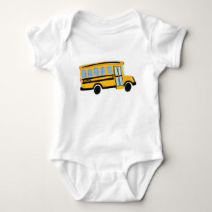 Niedlicher Schulbus-Baby-Bodysuit Baby Strampler