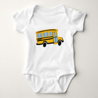 Niedlicher Schulbus-Baby-Bodysuit Baby Strampler