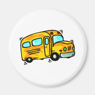 Niedlicher Schulbus Magnet