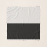 Niedlicher Schwarz-Weiß-Stil Schal<br><div class="desc">Niedlicher Schwarz-Weiß-Stil Scarf</div>