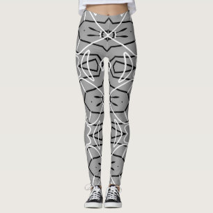 Niedlicher Schwarz-Weiß-Trend "Ratti_Creative_Arts Leggings