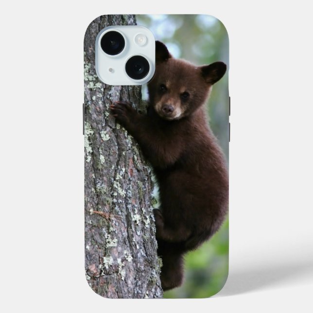 Niedlicher Schwarzbär-Cub Case-Mate iPhone Hülle (Rückseite)