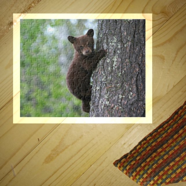 Niedlicher Schwarzbär-Cub Puzzle (Von Creator hochgeladen)