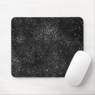 Niedlicher schwarzer Gepard Leopard Skin Mousepad