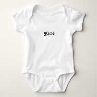 Niedlicher Schwarzer individuelle Name-Text modern
