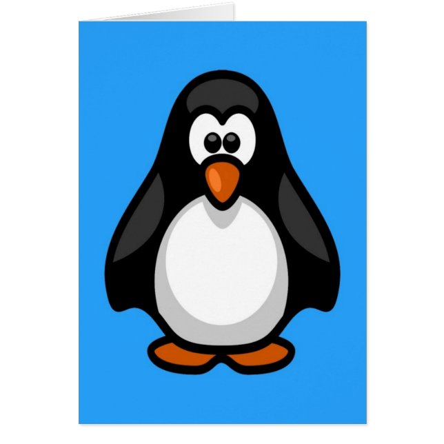 Niedlicher schwarzer lebhafter kleiner Penguin (Vorne)