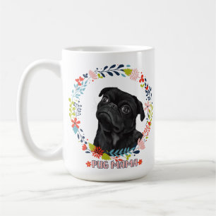 Niedlicher Schwarzer Mops - Mops Mama Kaffeetasse