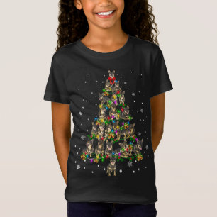 Niedlicher schwedischer Vallhund Hund Weihnachtsba T-Shirt